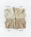 Newborn Size Baby Chunky Knit Braided Sweater