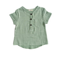 boys dressy buttoned Muslin Cotton Shirt | Arlo