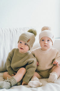 Crewneck Knitted Sweater Kids