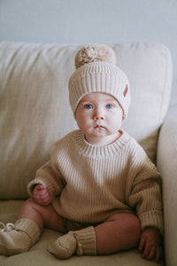 Crewneck Knitted Sweater Kids