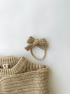 Cotton Knit Headband Bow | Matching Bows