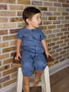 Classic boys buttoned Linen Jumper | linen blend option JULIUS Jumpsuit