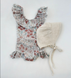 Baby Girl Bathing Swimsuit Floral | copper Island