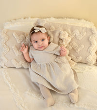 Allie Bubble Dress with Bloomer + Bow