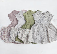 Allie Bubble Dress with Bloomer + Bow