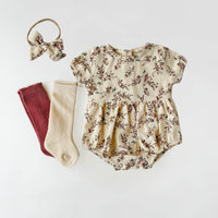 Anessa Bubble Romper w/Bow