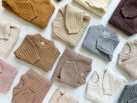 Baby Chunky Knit Braided Sweater