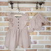 Gabriella Linen Ruffle Dress