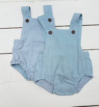 June Reversible Linen Romper