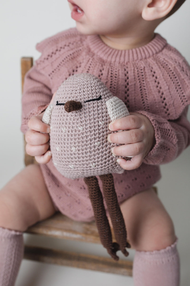 Natural Cotton Crochet Forest Friends Amigurumi Dolls