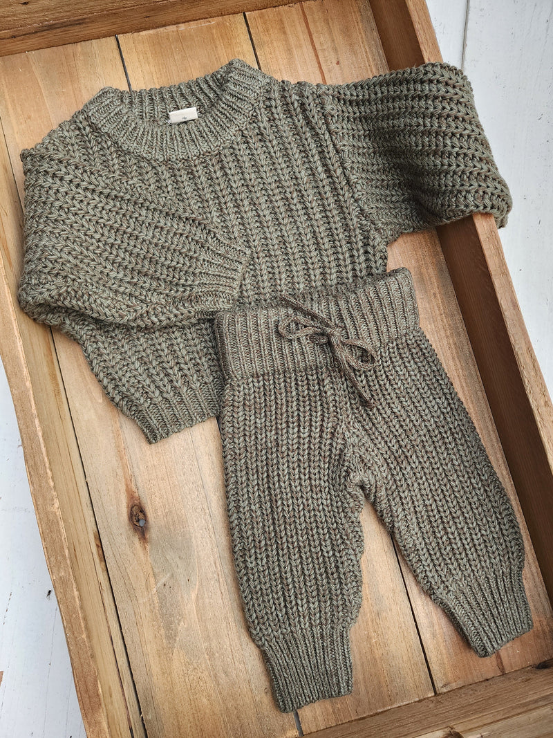 Baby Chunky Braided Knit PANTS