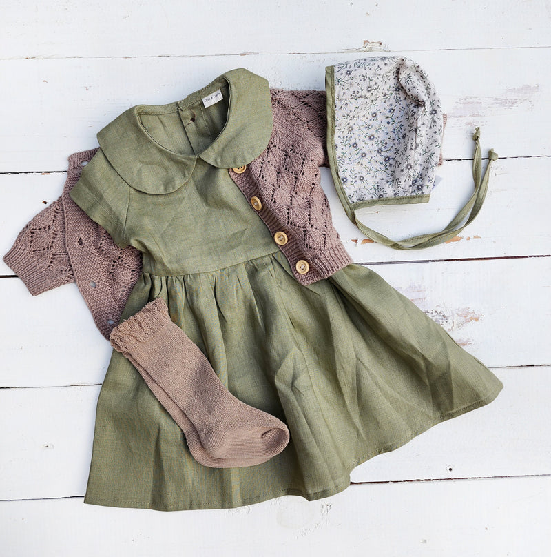 Allie Bubble Dress with Bloomer + Bow