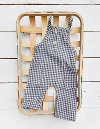 Atticus Gingham Cotton Romper