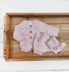 Knitted baby newborn Set |Matalyn 4pc