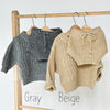 KIDS Chunky Knit Braided Sweater Cotton