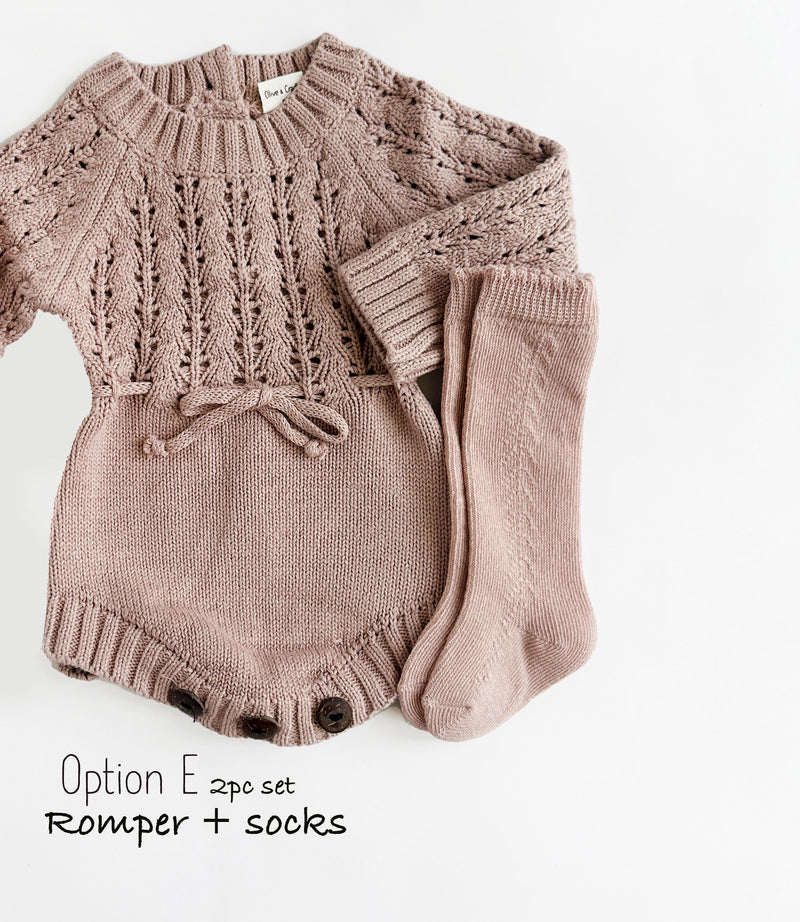 Mauve Zoya Romper Set