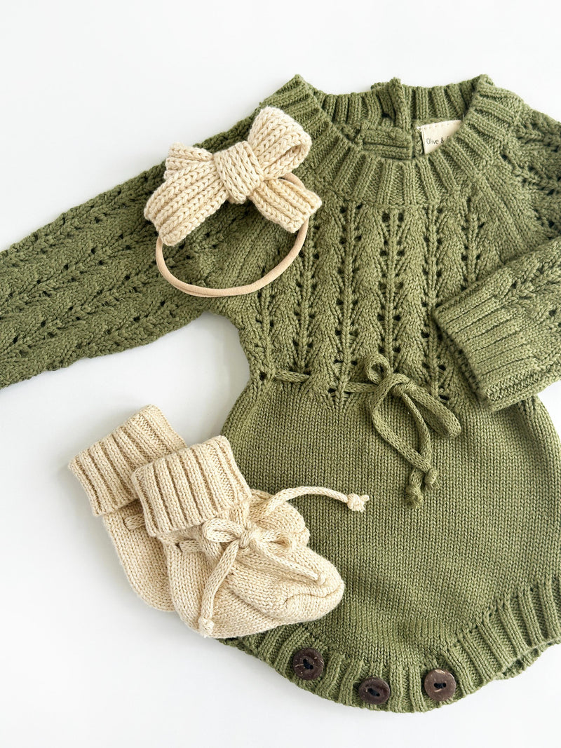 Green Zoya Romper Set