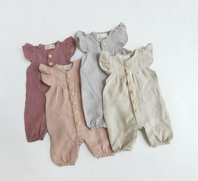 Jennifer Linen Jumper + Bow