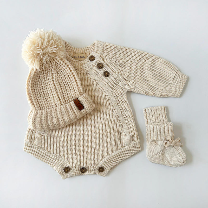 Light Rice Elliot Romper Set