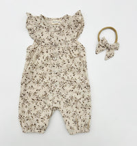 Jennifer Jumper Set - Wheat Floral