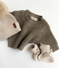 Crewneck Knitted Sweater Kids