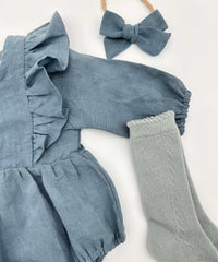 French Blue Gabriella Romper Set