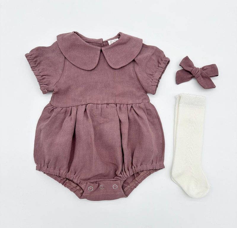 Plum Allie Romper Set