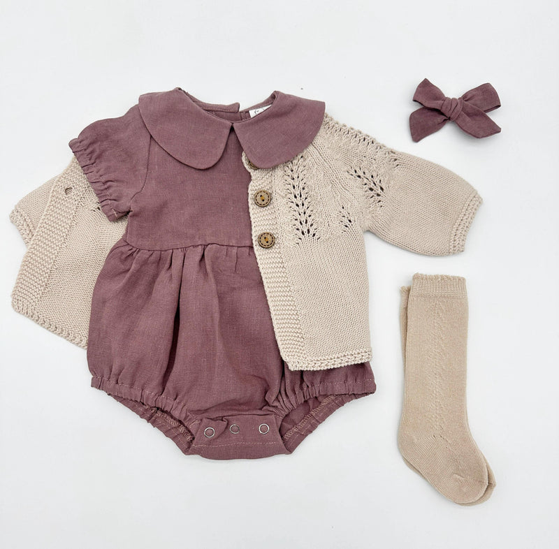 Plum Allie Romper Set