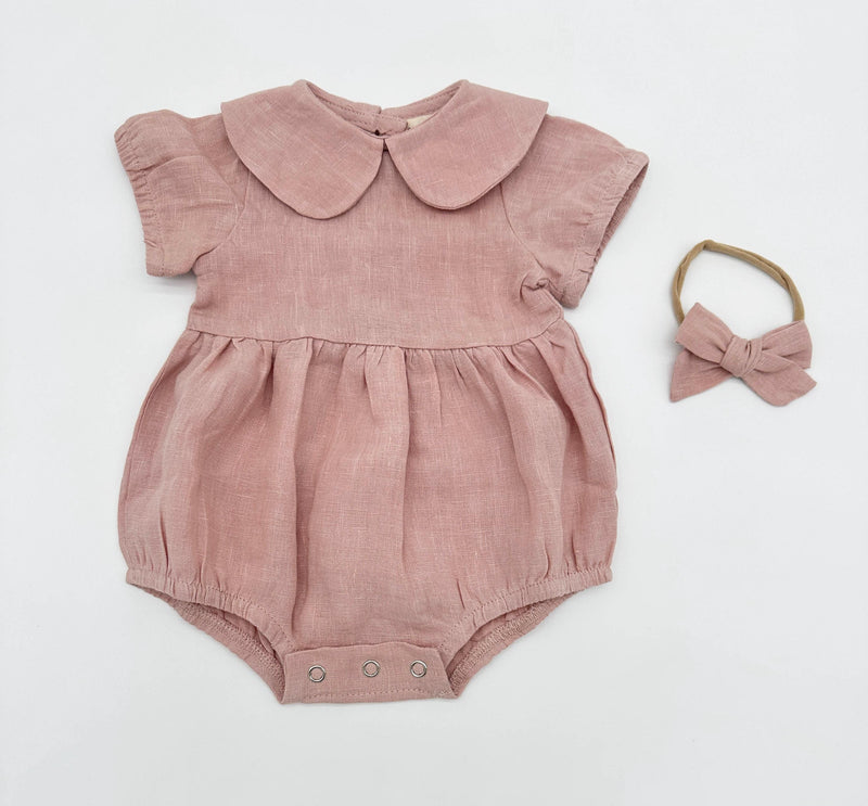 Blush Pink Allie Romper Set