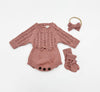 Dusty Pink Zoya Romper Set