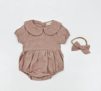 Dusty Pink Allie Romper Set