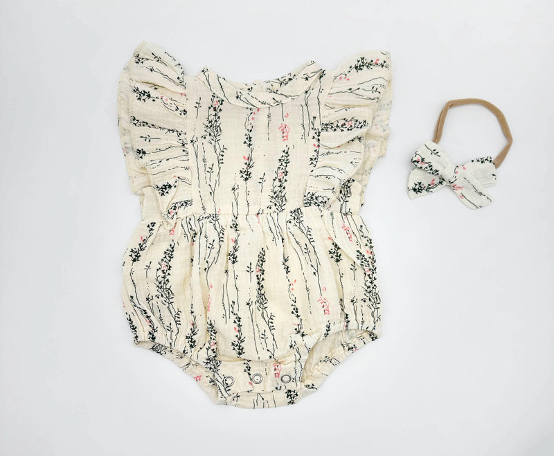 Milana Romper + Bow