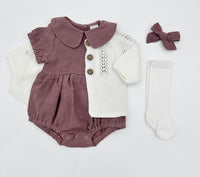 Plum Allie Romper Set