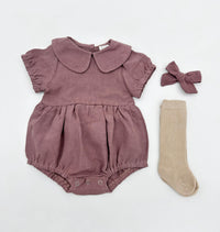 Plum Allie Romper Set