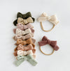 Cotton Knit Headband Bow | Matching Bows