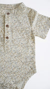 Boys Floral Short sleeve buttoned Polo| Levi