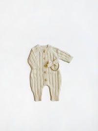 Knit Cotton Baby Jumper | Milo