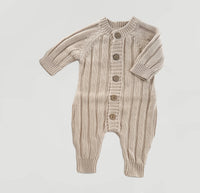 Knit Cotton Baby Jumper | Milo