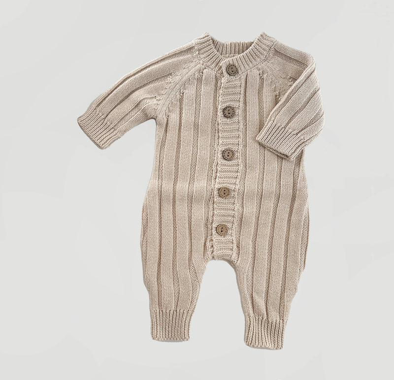 Knit Cotton Baby Jumper | Milo