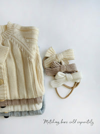 Knit Cotton Baby Jumper | Milo