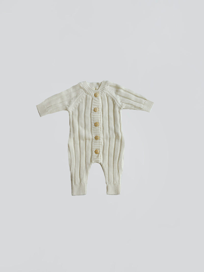 Knit Cotton Baby Jumper | Milo