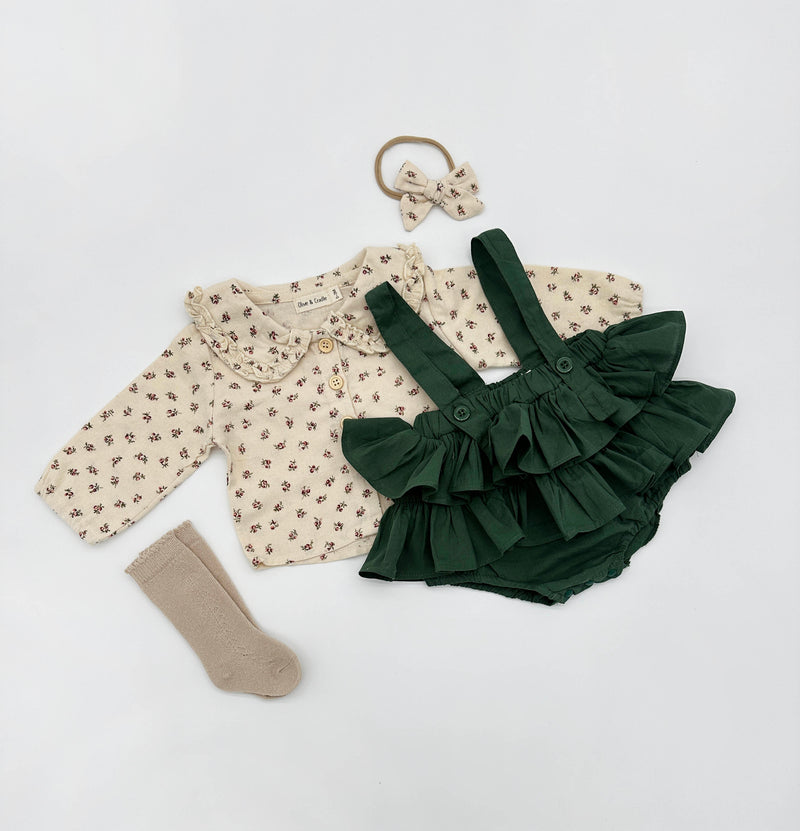 Peppermint 3pc Set with Matching Socks/ tights Options | Peppermint Skirt