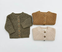 Baby Knitted Sweater Buttoned Cardigan | Quinn