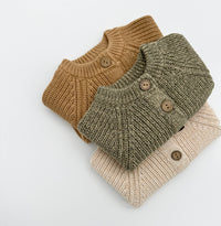 Baby Knitted Sweater Buttoned Cardigan | Quinn