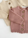 Cotton Knit Button Dressy Sweater | Sophia Cardigan