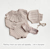 Knitted Sweater Romper lace collar| Zori