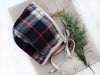 Christmas Plaid Baby Boy Bonnet