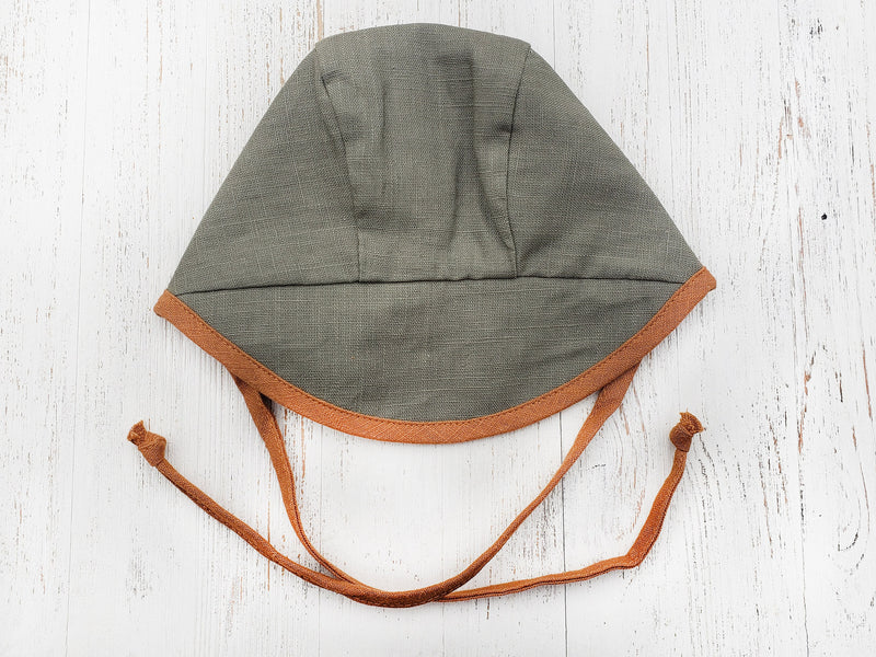 Boys Reversible Rustic Bonnet