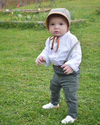 Boys Reversible Rustic Bonnet