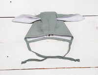 Velvet Bunny Ears Bonnet